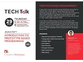 TechTalk - Introduction to Prototype-based programming
