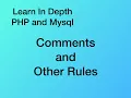 Comments and Statements - Part 6