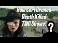 How Carl Grimes Death KILLED TWO Shows