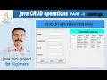 Java CRUD operation MySQL Eclipse Part-1 appitco Appitco Malayalam