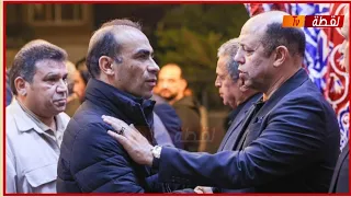 عزاء الراحل محمد صبري بحضور نجوم الأهلي والزمالك 