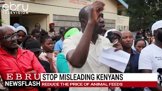 Hon Gitonga Mukunji calls for tax relief on animal feeds to address milk shortage. #ebrunews