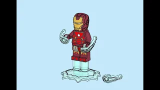 LEGO Instructions | Marvel | 242406 | Iron Man | Avengers | Infinity Saga | Magazine Gift