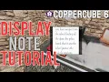 Display Items On Screen Coppercube 6 Tutorial