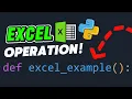 Lesson 7 - Python Excel File Handling Create and Write to XLSX with openpyxl