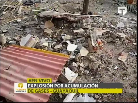 Explosión por acumulación de gases - Guayaquil