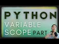 Python 101 from Beginners to Advanced Variable Scope Part 2