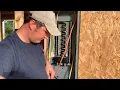 Wiring our pole barn lights and workshop