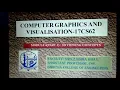 Module - 4 Part-1 3DViewing Concepts of Computer graphics Visualization