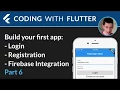 Flutter Firebase Auth 06 - Home page Sign out Complete and review sign in flow