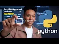 How to Remove Background from Images with Python Image Processing Python Tutorials for Beginners