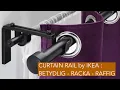 Window Curtain Rails Replacement - IKEA BETYDLIG - RACKA - RAFFIG