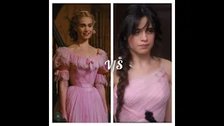 Lily James VS Camila Cabello Disney S Cinderella 2015 VS Amazon Prime Video S Cinderella 2021 