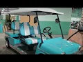 Full Custom 57 Bel Air Golf Cart Limo Stretch Customized Electric Version