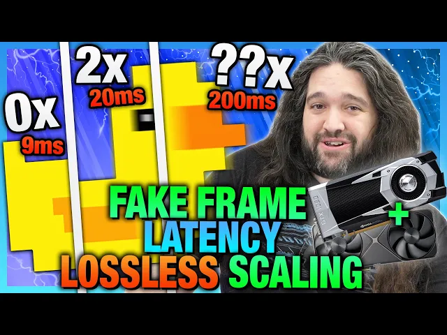 Dual-GPU Fake Frame Latency Benchmarks:  Lossless Scaling Frame Generation Test
