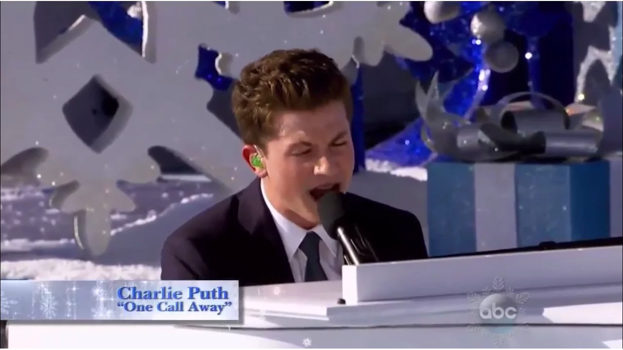 Charlie Puth - One Call Away (Performance Disney Parks Christmas Day Parade)