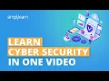 Cyber Security Course Learn Cyber Security In One Cyber Security Training Simplilearn