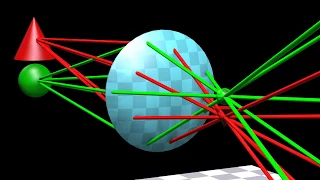 Lenses refraction and optical illusions of light