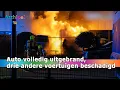 Download Lagu Auto volledig uitgebrand, drie andere voertuigen beschadigd