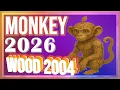 Monkey Horoscope 2026 Wood Monkey 2004 January 22 2004 to February 8 2005