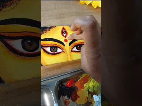 🤩ମା' ଦୁର୍ଗା Phone Cover Painting |Art by sinu #odia #shorts
