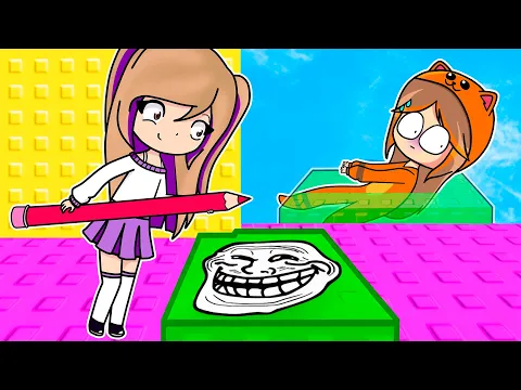 Video Thumbnail: DIBUJO para TROLLEAR a MANDARINA en la TORRE TROLL en ROBLOX🤣