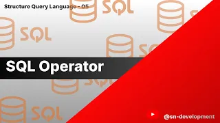 SQLOperators SQL-05 GATE 2025 Revision