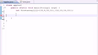 Java Programming Tutorial 33 Multidimensional Arrays
