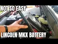 2016 2020 Lincoln MKX Battery Replace How to 2017 2018 2019