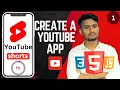 YouTube Clone Series Html CSS Tutorial - Short Section
