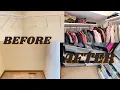WALK IN CLOSET DIY MAKEOVER IKEAS BOAXEL ASSEMBLY