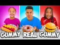 Download Lagu Real VS Gummy FOOD CHALLENGE