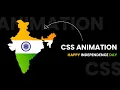Happy Independence Day 2021 CSS Animation