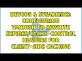 Configuring Varnish to rewrite - Control headers for client-side caching