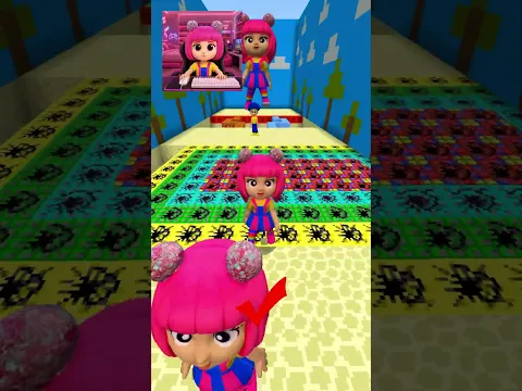 Passing The Maze Challenge | D Billions x BoomBoom X LyaLya #minecraft #dbillions