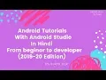 Android Studio Tutorial For Beginners - 88 WebService API Integration Database 2019 Edition