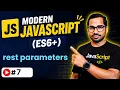 Rest Parameters in ES6 In-Depth ECMAScript 6 Modern JavaScript ES6 Tutorial in 2026