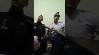 النغمة الحريزية مع إسماعيل بن الجيلالي ونبيل الحريزية دندنها