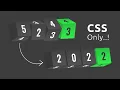 CSS Only 3D Text Animation Effects Html CSS OnlineTutorialsYT
