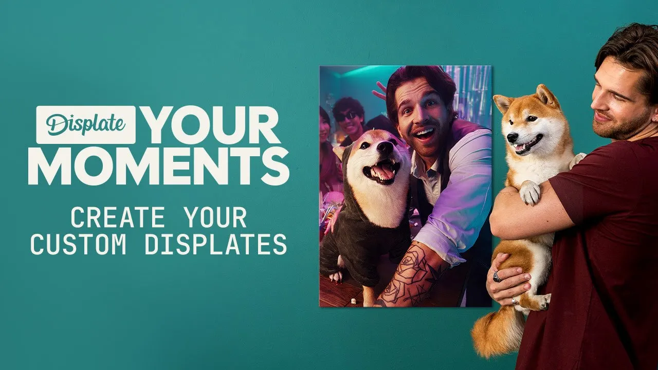 Displate Metal Posters — Displate — Create Your Custom Metal Posters (YouTube video ad)