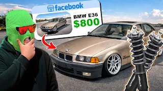 I tried to MODIFY The CHEAPEST BMW on Facebook Marketplace