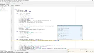 5 Socket chat application using Python - Connect GUI to server