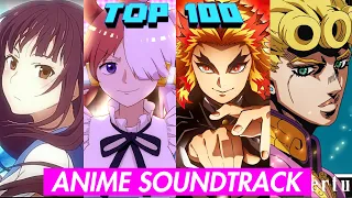 top 100 most popular anime soundtrack ost insert song of all time