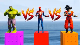 SPIDERMAN X GOKU X HULK 😱| WHO IS STRONGEST ? | #spiderman #hulk #goku #superman #venom