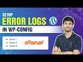 How To Set Up WordPress Error Logs In WP-Config Edit WP-Config php