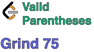LeetCode 20 - Valid Parentheses Solution