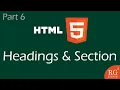 HTML Tutorial - Part 6