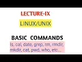 Basic commands