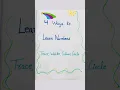 4 ways to learn numbers