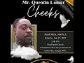 Celebration of Life for Quentin Lamar Cheeks First Baptist Church Gainesville Georgia
